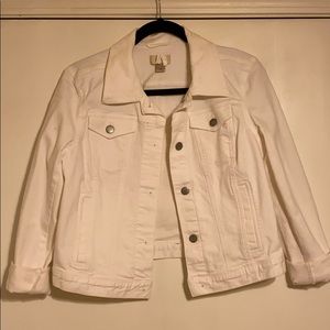 Cute White Denim Jacket